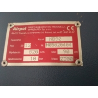Zdjęcie produktu Kompresor sprężarka śrubowa AIRPOL NB 90 kW UDT